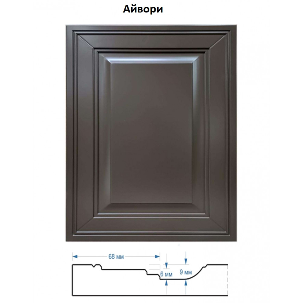 Макрос на фрезеровку фасада АЙВОРИ без автосмены